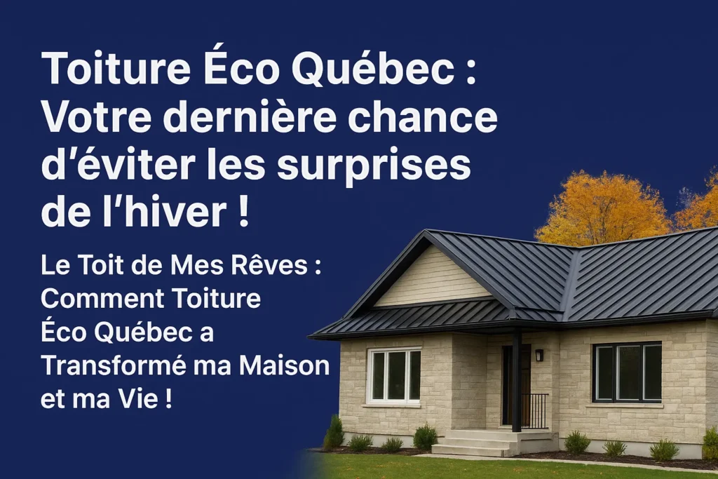 My Experience with Toiture Éco Québec: Sleeping on My Two Ears at Last!