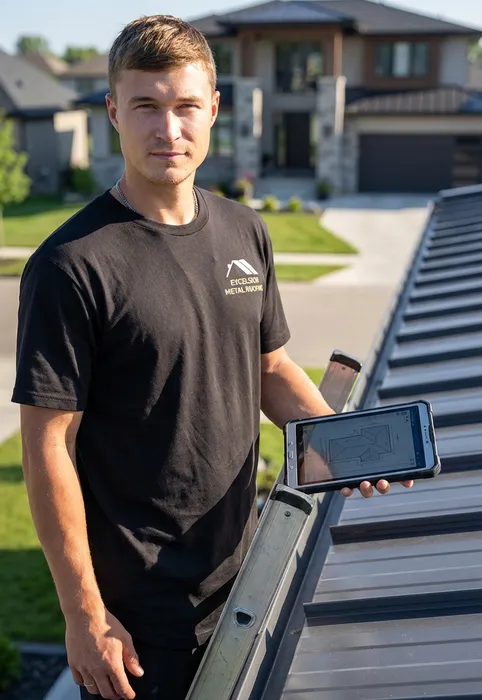 Un homme avec une tablette