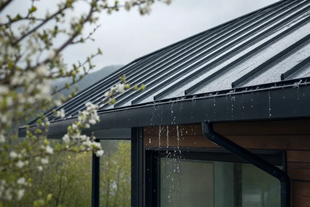 Les Avantages des Toits Métalliques pour la Protection Contre les Pluies Printanières