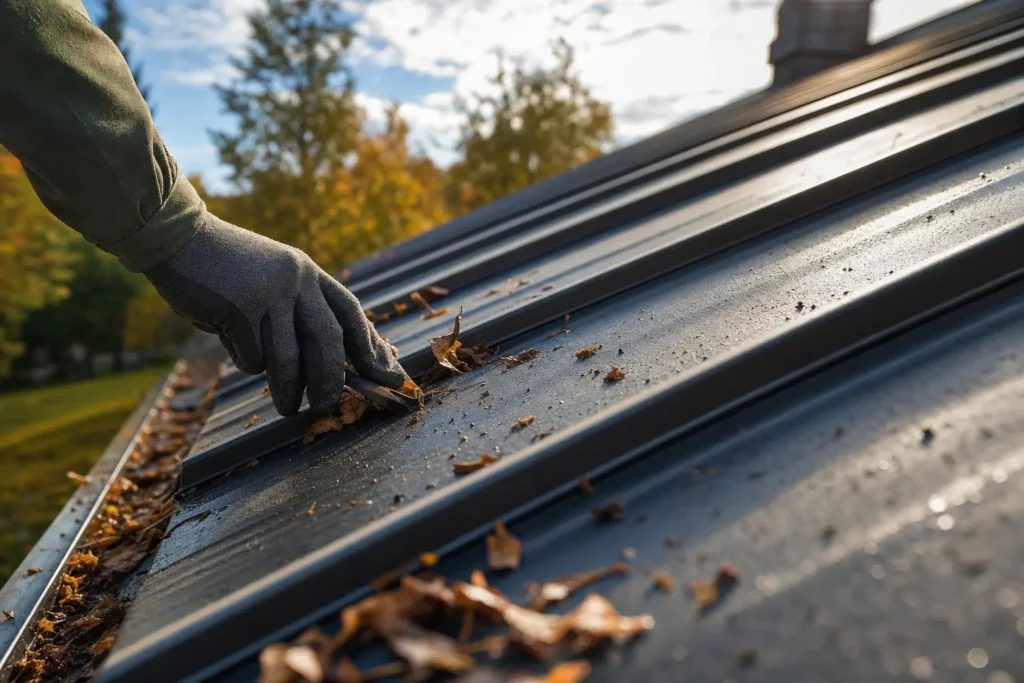 L'importance cruciale de l'entretien préventif des toits en métal avant les orages d'automne