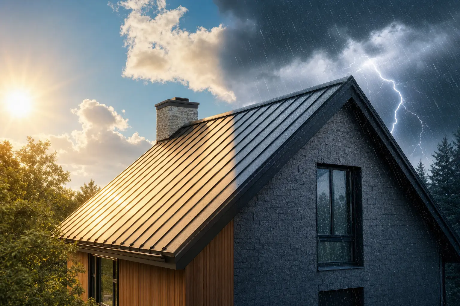 Résistance aux Tempêtes : Préparation de votre Toiture en Métal pour l'Été